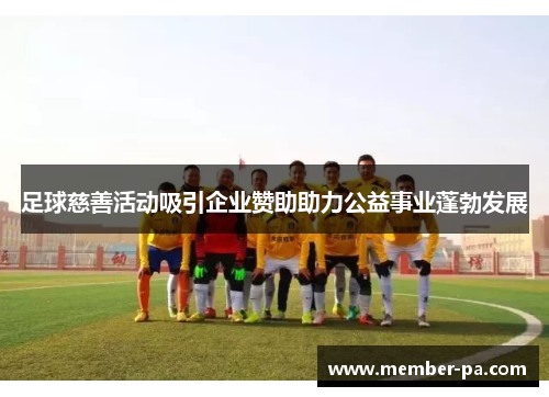 足球慈善活动吸引企业赞助助力公益事业蓬勃发展